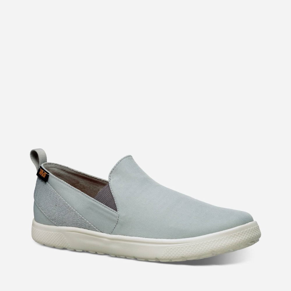 Teva Voya Slip On - Men's Teva Sneakers - Grey | India (ZTLO49780)